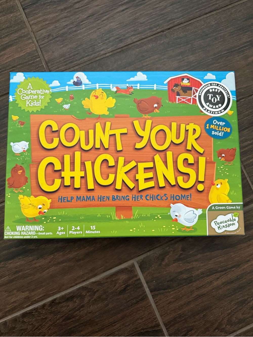 🦄Count Your Chickens! Children's Board Game